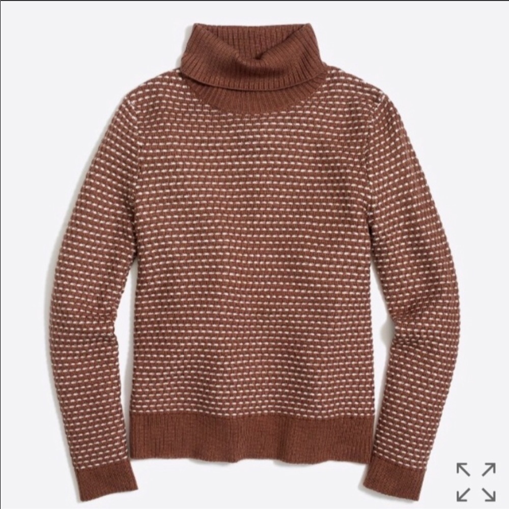 J. Crew Textured Turtleneck Sweater